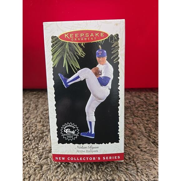 Christmas Tree Decoration Keepsake Ornament Nolan Ryan Hallmark 1996 new - Picture 1 of 9